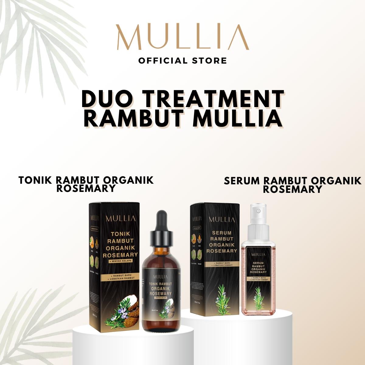 Tonik & Serum Rambut Organik Rosemary | Bundle Haircare