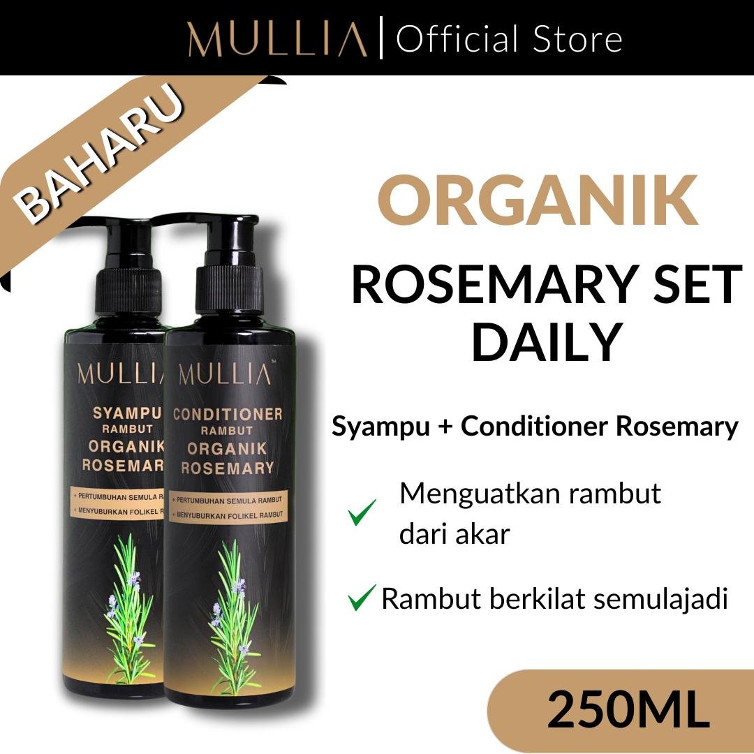 Mullia Syampu Set Daily Rosemary Organik | Bundle Set