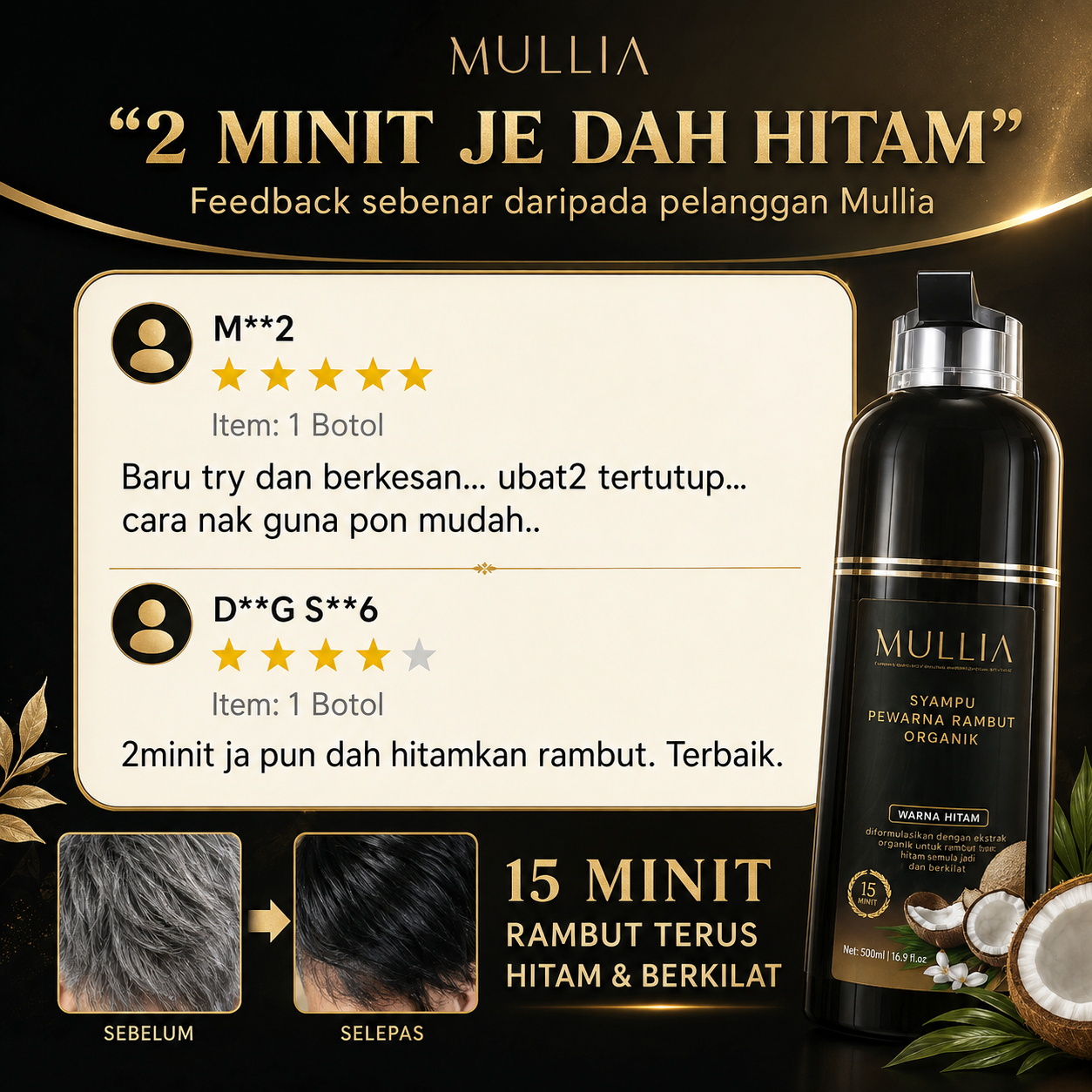 Mullia Sebelum dan Selepas 2